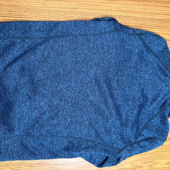 Eddie Bauer Men's Heathered Navy Crewneck Sweater - Picture 3 of 3